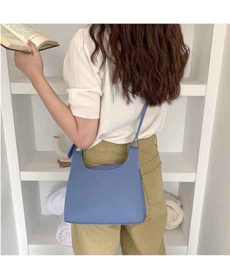 macaron color shoulder bag/4color