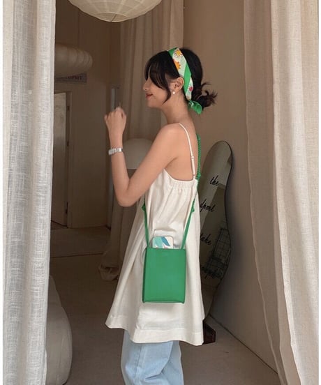 [OUTLET]linen camisole tunic/2color(ネコポス)