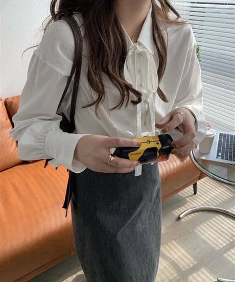 ribbon shirt blouse