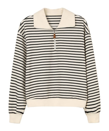 border zip up trainer/2color