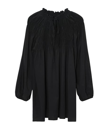 shirring gather tunic/2color