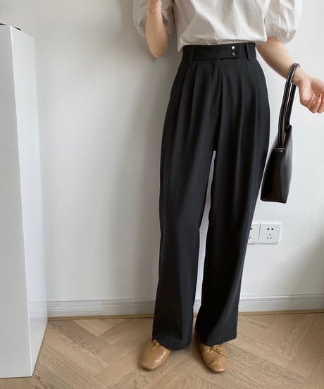 basic wide  pants/2color