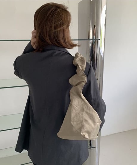 shirring handle bag/3color(ネコポス)