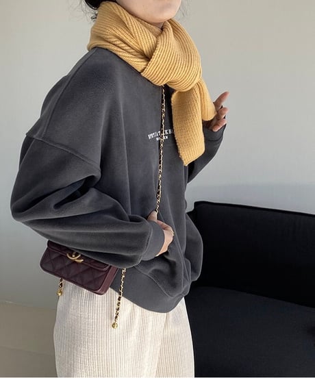 simple rib muffler/9color