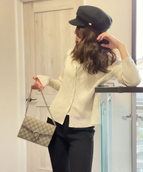[OUTLET]rib ensemble like tops/2color