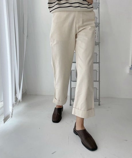 2way flat shoes/3color