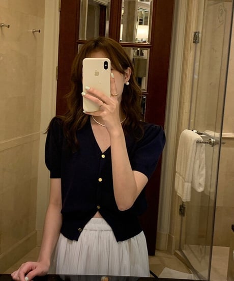 summer knit classical cardigan/5color