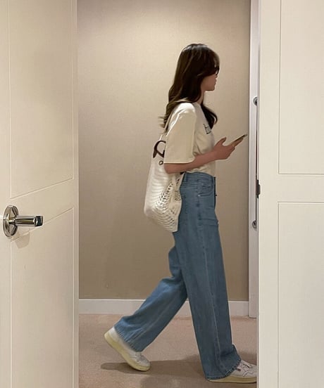 (standard)high rise straight denim/3color