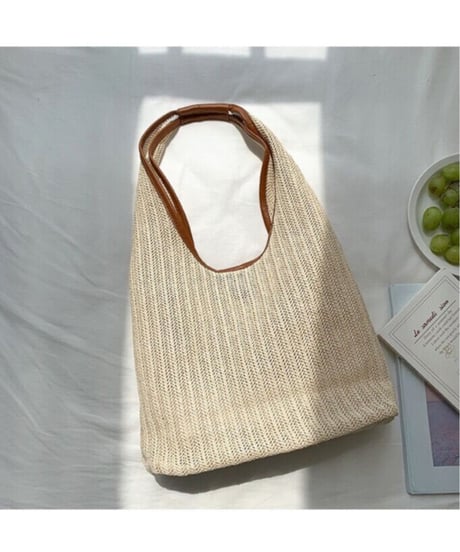 summer piping  tote bag/3color