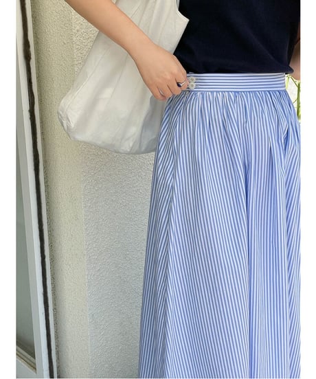 stripe marin skirt/2color