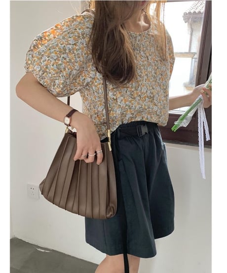 half work pants & belt/3color