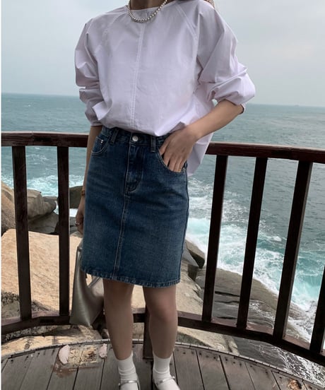 back design blouse/2color