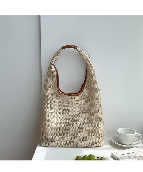 summer piping  tote bag/3color