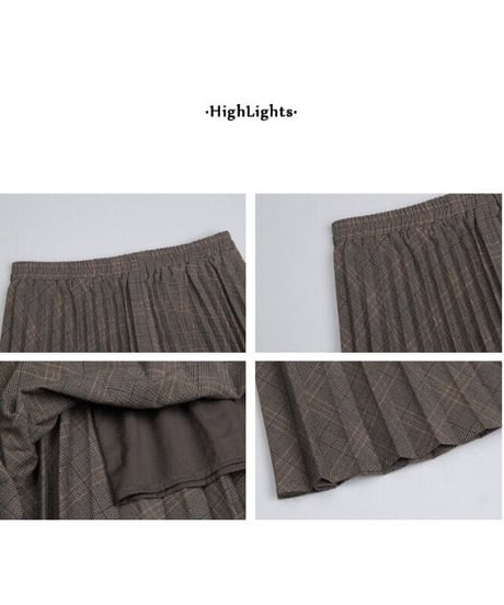 check accordion skirt