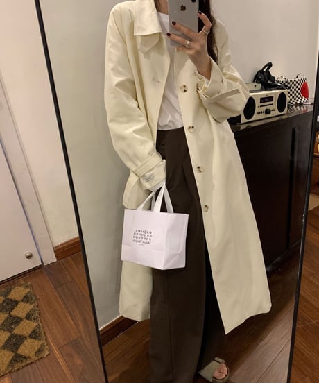 basic trench coat/2color