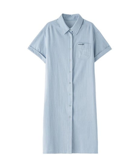 light denim shirt OP(half sleeve)