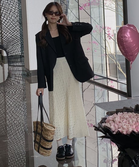 lace long skirt