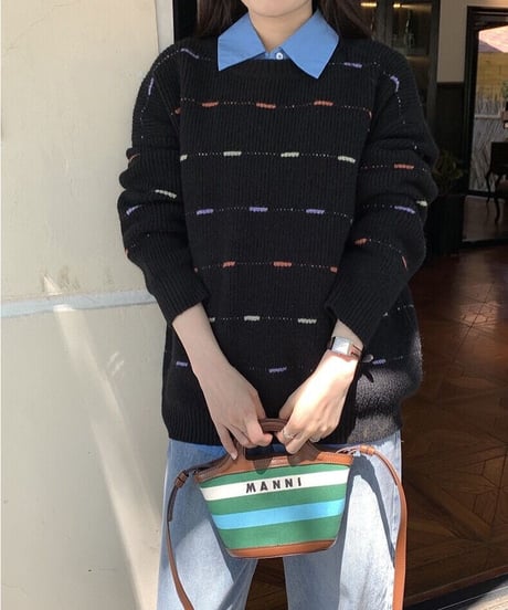 color line soft knit PO/2color