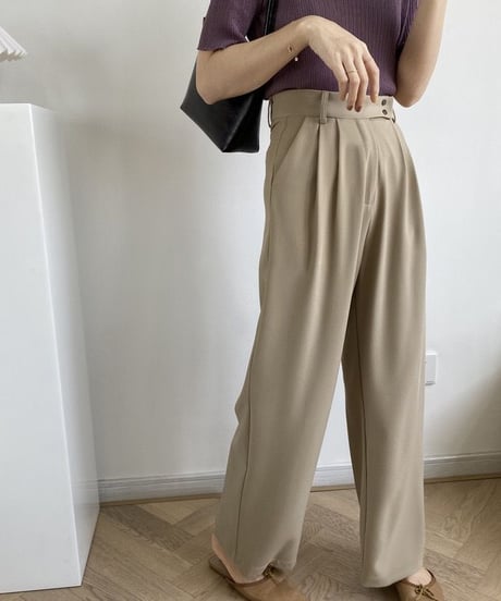 basic wide  pants/2color