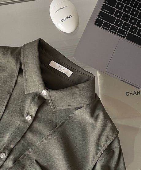 layered design shirt/3color
