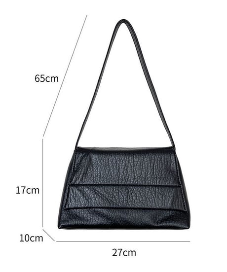 trapezium shoulder bag/3color