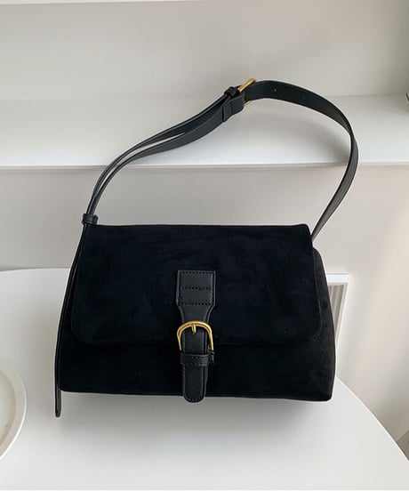 suede shoulder bag/3color