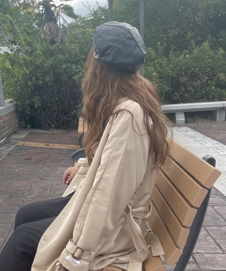 eco leather hat/2type