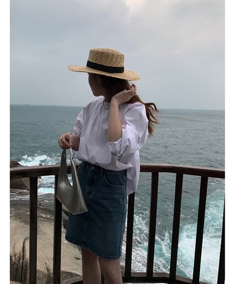 back design blouse/2color