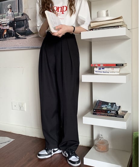 [OUTLET]basic daily  slacks/2color
