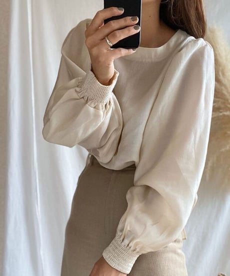 【original】balloon sleeve blouse