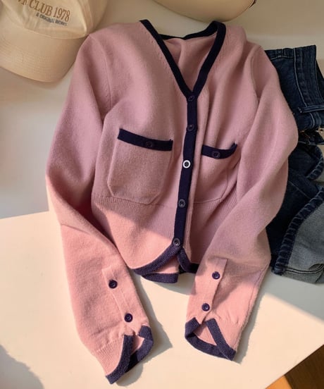 waist shape cardigan/3color