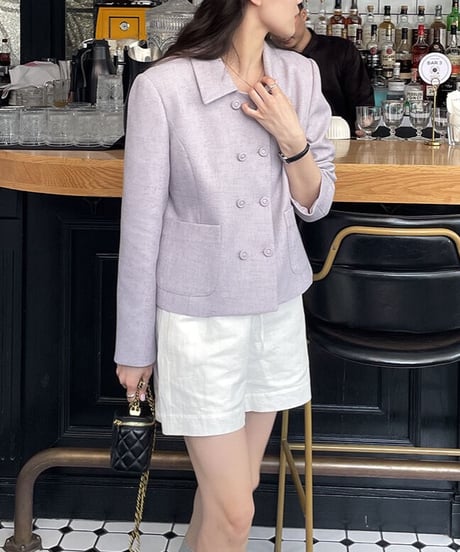 classical double button jacket/4color