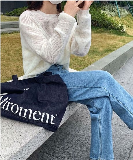 u neck sheer knit/5color