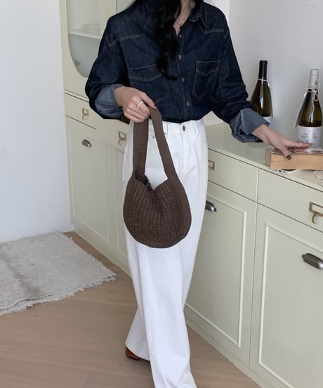 knit mini bag/5color