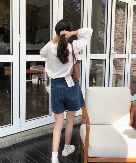 (meet me)denim short pants