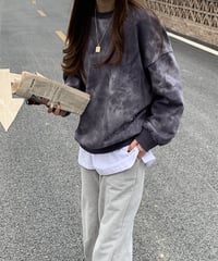 [OUTLET]tie-dye pullover