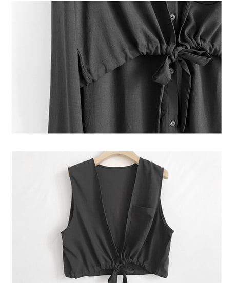 layered design shirt/3color