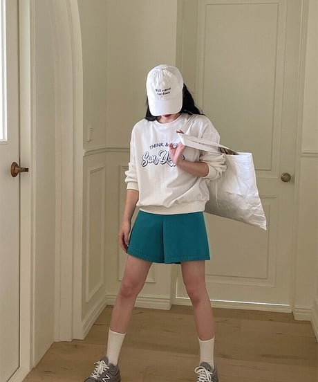 knit short pants/3color