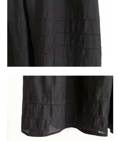 Tencel long skirt/2color