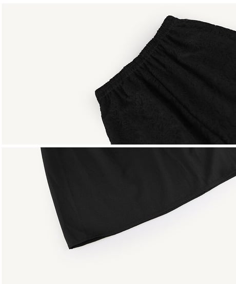 lace long skirt/2color