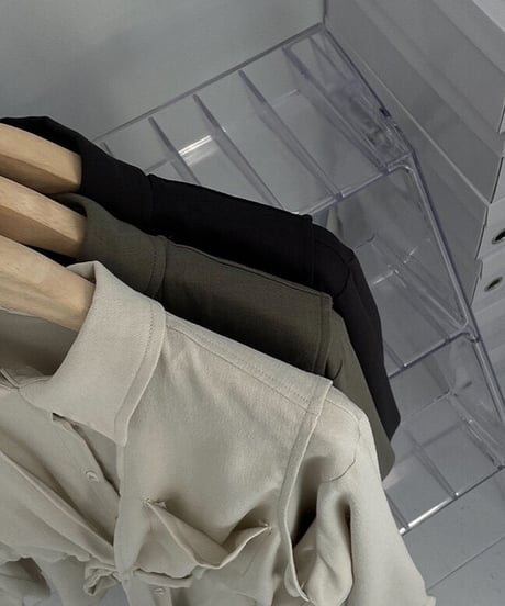 layered design shirt/3color
