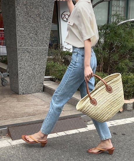 open collar half sleeve shirt/3color