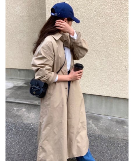 [OUTLET]long sten collar coat/2color