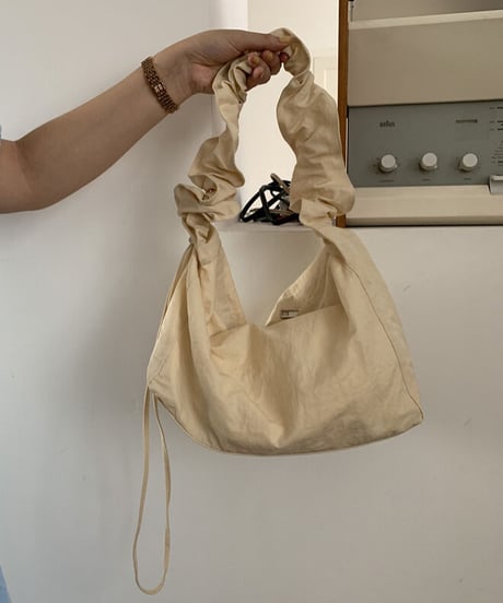 shirring handle bag/3color(ネコポス)