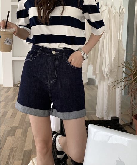 bermuda denim pants