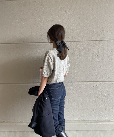 marble summer knit Tee/2color(ネコポス)