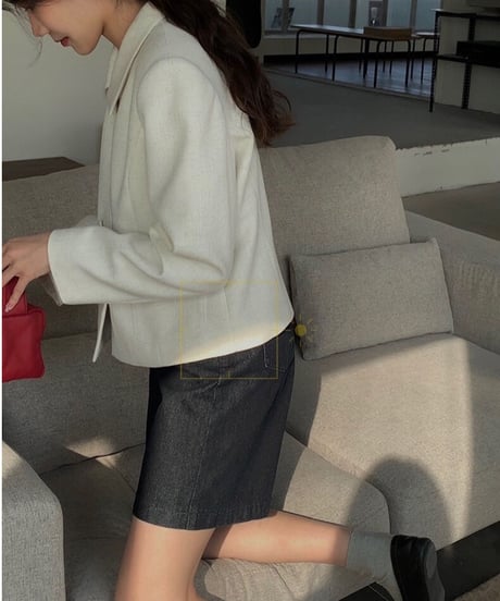 classical double button jacket/4color