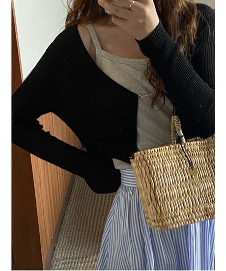 stripe marin skirt/2color