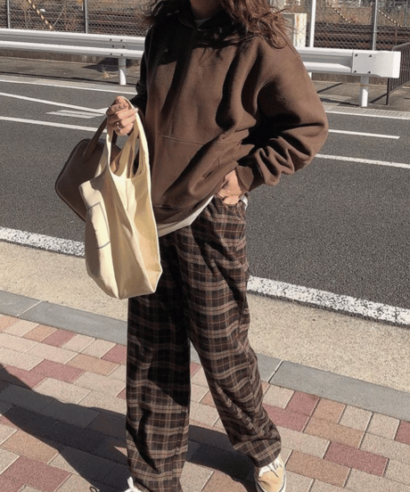 【original】simple loose hoodie