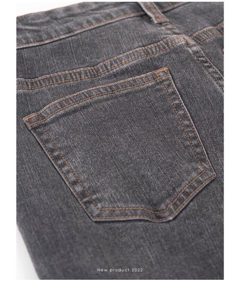 cropped black slim denim